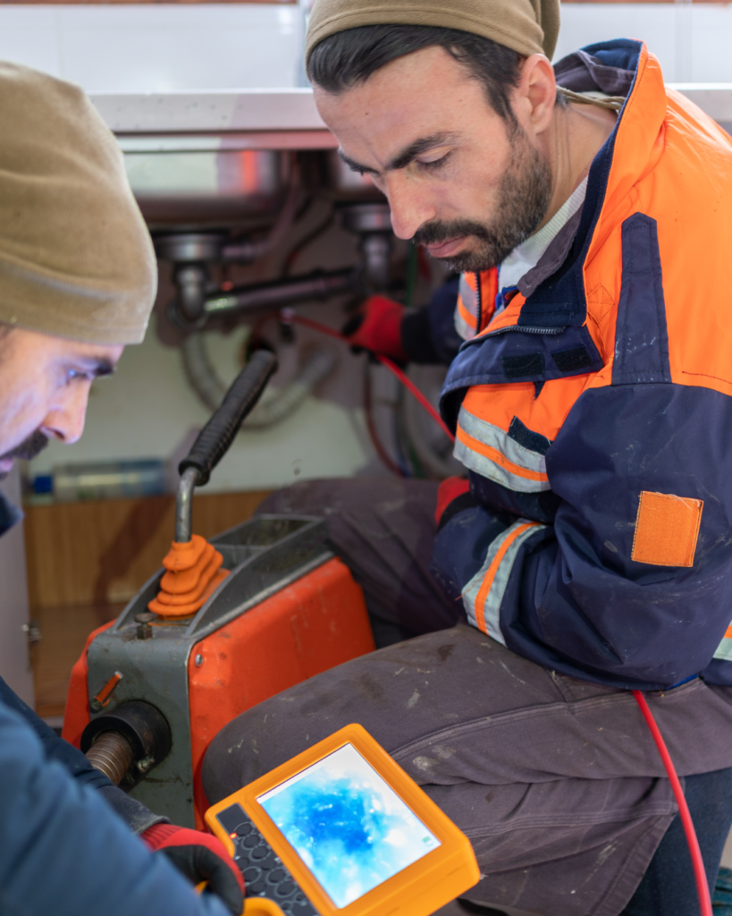 Sondeo de tuberias por con inspeccion por camaras SAMEDA